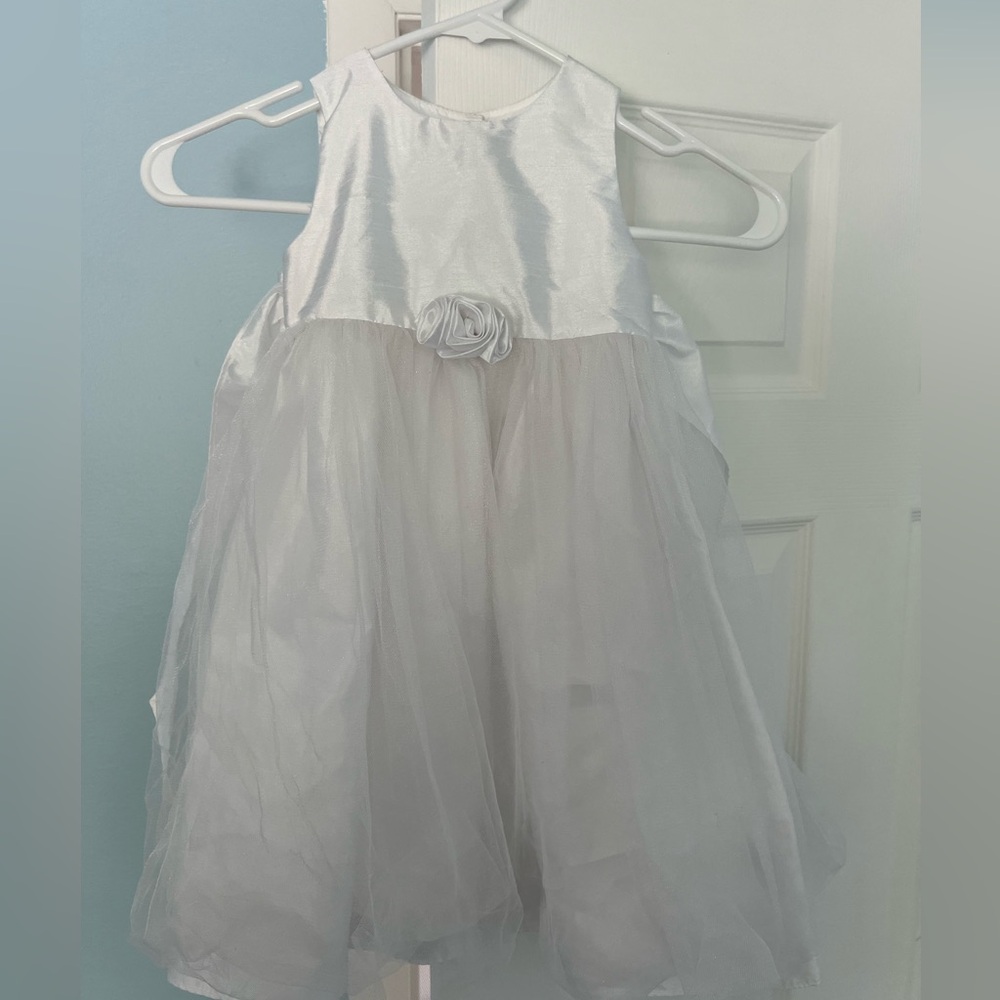 George White tulle dress